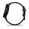 Garmin Vívomove Sport Needle GPS-älykello - harmaa kotelo mustalla silikonihihnalla