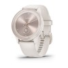 Garmin Vívomove Sport Needle GPS-älykello - Peach Gold Suojakuori norsunpunaisella silikonihihnalla