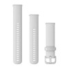Bracelet Quick Release 20 mm montres Garmin - silicone - Blanc