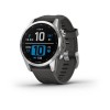 Garmin Fenix u200bu200bu200bu200b7S kello - hopea harmaalla rannekkeella - 010-02539-01