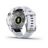 Garmin Fenix u200bu200bu200bu200b7S kello - hopea, valkoinen ranneke - 010-02539-03