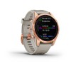 Garmin Fenix u200bu200bu200bu200b7S kello - aurinko, ruusukulta hiekkabeigellä rannekkeella - 010-02539-11