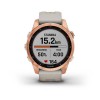 Garmin Fenix u200bu200bu200bu200b7S kello - aurinko, ruusukulta hiekkabeigellä rannekkeella - 010-02539-11