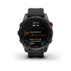 Fenix u200bu200bu200bu200b7S Garmin kello - Solar, harmaa mustalla rannekkeella - 010-02539-13