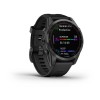 Fenix u200bu200bu200bu200b7S Garmin kello - Solar, harmaa mustalla rannekkeella - 010-02539-13