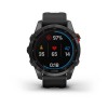 Fenix u200bu200bu200bu200b7S Garmin kello - Solar, harmaa mustalla rannekkeella - 010-02539-13