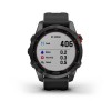 Fenix u200bu200bu200bu200b7S Garmin kello - Solar, harmaa mustalla rannekkeella - 010-02539-13