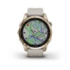 Garmin Fenix u200bu200bu200bu200b7S kello - Sapphire Solar, titaani, vaalea kulta, hiekkabeigellä hihnalla - 010-02539-21
