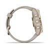 Garmin Fenix u200bu200bu200bu200b7S kello - Sapphire Solar, titaani, vaalea kulta, hiekkabeigellä hihnalla - 010-02539-21