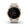 Garmin Fenix u200bu200bu200bu200b7S kello - Sapphire Solar, titaani, vaalea kulta, hiekkabeigellä hihnalla - 010-02539-21