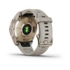 Garmin Fenix u200bu200bu200bu200b7S kello - Sapphire Solar, titaani, vaalea kulta, hiekkabeigellä hihnalla - 010-02539-21