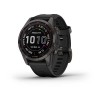 Garmin Fenix u200bu200bu200bu200b7S -kello - Sapphire Solar, Titanium, Hiilenharmaa DLC mustalla rannella - 010-02539-25