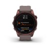 Garmin Fenix u200bu200bu200bu200b7S -kello - Sapphire Solar, Titaani, Pronssi, Taupe Grey Ranneke - 010-02539-29