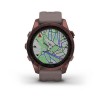 Garmin Fenix u200bu200bu200bu200b7S -kello - Sapphire Solar, Titaani, Pronssi, Taupe Grey Ranneke - 010-02539-29