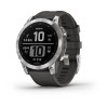 Garmin Fenix u200bu200bu200bu200b7 kello - hopea harmaalla rannekkeella - 010-02540-01