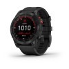 Garmin Fenix u200bu200bu200bu200b7 kello - Solar, harmaa mustalla rannella - 010-02540-11