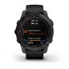 Garmin Fenix u200bu200bu200bu200b7 -kello - Sapphire Solar, Titanium, Carbon Grey DLC mustalla rannella - 010-02540-21