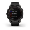 Garmin Fenix u200bu200bu200bu200b7 -kello - Sapphire Solar, Titanium, Musta DLC mustalla hihnalla - 010-02540-35
