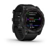 Fenix u200bu200bu200bu200b7X Garmin kello - Solar, harmaa mustalla rannekkeella - 010-02541-01