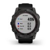 Garmin Fenix u200bu200bu200bu200b7X -kello - Sapphire Solar, Titanium, Hiilenharmaa DLC mustalla rannekkeella - 010-02541-11