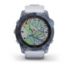 Garmin Fenix u200bu200bu200bu200b7X -kello - Sapphire Solar, titaani, koboltinsininen ja valkoinen ranneke - 010-02541-15