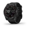 Garmin Fenix u200bu200bu200bu200b7X -kello - Sapphire Solar, Titanium, Musta DLC mustalla rannella - 010-02541-23