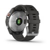 Garmin Epix -kello - teräs, hopea, harmaa ranneke - 010-02582-01