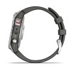 Garmin Epix -kello - teräs, hopea, harmaa ranneke - 010-02582-01