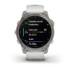 Garmin Epix kello - safiiri, titaani, hopea, valkoinen ranneke - 010-02582-21