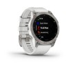 Garmin Epix kello - safiiri, titaani, hopea, valkoinen ranneke - 010-02582-21