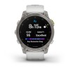 Garmin Epix kello - safiiri, titaani, hopea, valkoinen ranneke - 010-02582-21