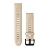 Rannekoru silikoni beige kerma - QuickFit 20 - fenix 7S - 010-13102-08