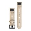 Rannekoru silikoni beige kerma - QuickFit 20 - fenix 7S - 010-13102-08