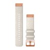 Rannekoru Nylon beige Heathered - QuickFit 20 - fenix 7S - 010-13102-09