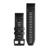 Rannekoru Silicone noir - QuickFit 26 - fenix 7X - 010-13117-00