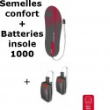 Lenz Heat Sole 3.0 Heizsohlen + Lithium Batterie Pack Insole 1000