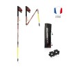 Bastoncini da trail Guidetti Aero Perf Platinium - cinghie traspiranti