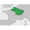 GPSMAP 65 / GPSMAP 65s Garmin - IGN Topo France v6 Nord-Est Pro