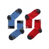 Outdoor Calcetines Niños 1.0 Lenz - azul marino/rojo