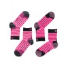 Calcetines Lenz Outdoor Kids 1.0 - fucsia/rosa