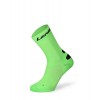 Compression 6.0 Mid Lenz vandrings-/löparstrumpor - blinkar grönt