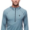 Sweat randonnée Alpenglow Pro Hoody Black Diamond - Storm Blue