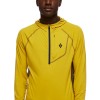 Sweat randonnée Alpenglow Pro Hoody Black Diamond - Sulphur