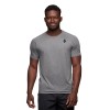 Majica randonnée/escalade Lightwire Tech Tee Black Diamond - Steel Grey