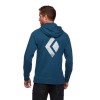 Sweat Chalked Up kapuca s kapuco s polno zadrgo Black Diamond - azurit