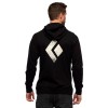 Sweat Chalked Up kapuca s kapuco s polno zadrgo Black Diamond - črna