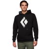 Sweat Chalked Up Hoody Black Diamond - črna