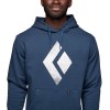 Sweat Chalked Up Hoody Black Diamond - Ink Blue