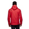 Pohodniška/tekaška jakna Stormline Stretch Rain Shell Black Diamond - Carmine
