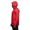 Pohodniška/tekaška jakna Stormline Stretch Rain Shell Black Diamond - Carmine